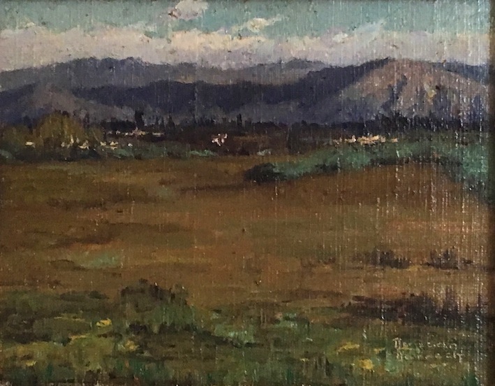 Duncan Darroch  Lower Burkes Pass| oil |McAtamney Gallery and Design Store | Geraldine NZ